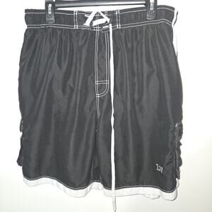 Cromer Resort Wear LV Men’s XXL Shorts Black Drawstring Waist